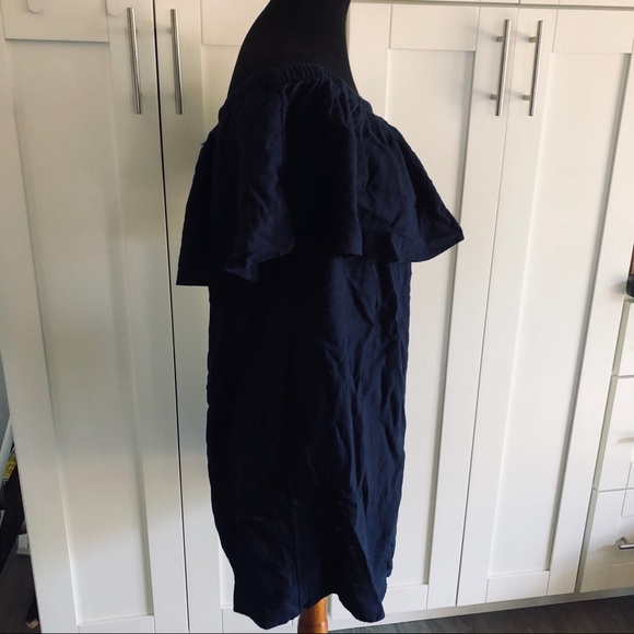 Off shoulder linen dress - Picture 4 of 6